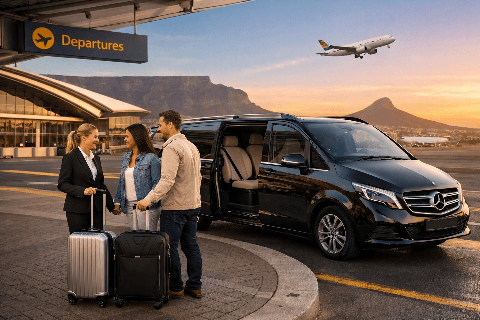Best airport transfer Cape Town Mercedes V-Class