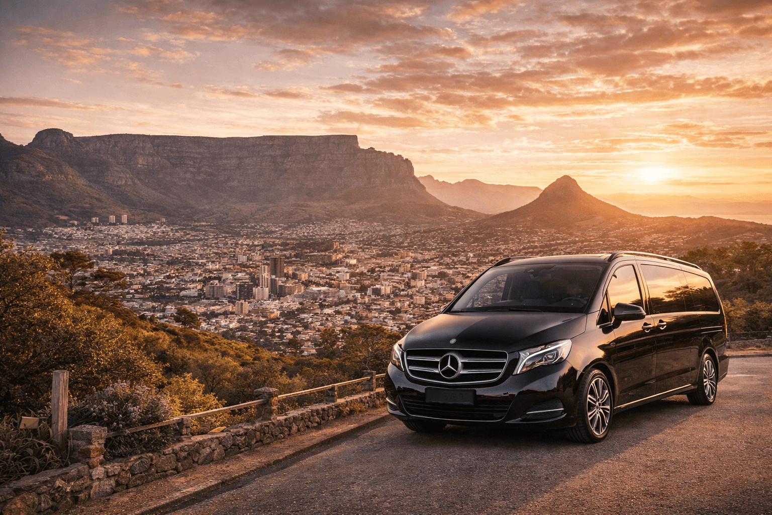 Private driver Cape Town with Mercedes V-Class